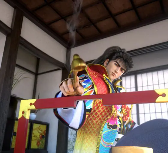 パチンコe花の慶次～裂 一刀両断のキセル演出画像