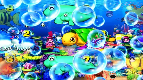 パチンコe新海物語349の海モード