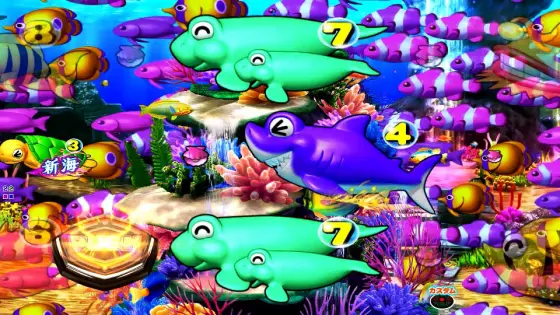 パチンコe新海物語349の魚群予告