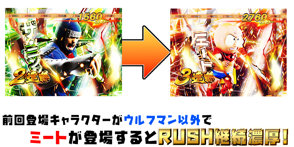 パチンコぱちんこキン肉マン3 キン肉星王位争奪編 友情シルバーの通常と異なるタイミングでミート君が登場すると……!?