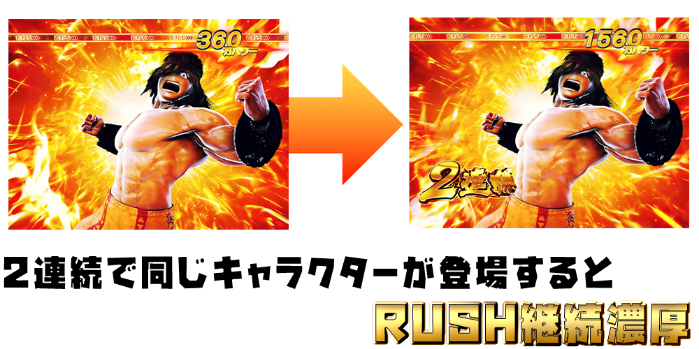 パチンコぱちんこキン肉マン3 キン肉星王位争奪編 友情シルバーのバトルモード:キャラクターの出現パターンに注目！