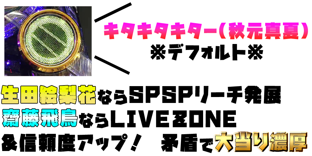 パチンコぱちんこ 乃木坂46の演出法則の画像