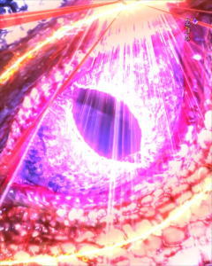 パチンコP10カウントチャージ絶狼のドラゴンアイフラッシュ予告の画像
