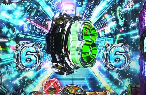 パチンコP銀河鉄道999 Next Journey 1/100ver.のノーマルリーチ