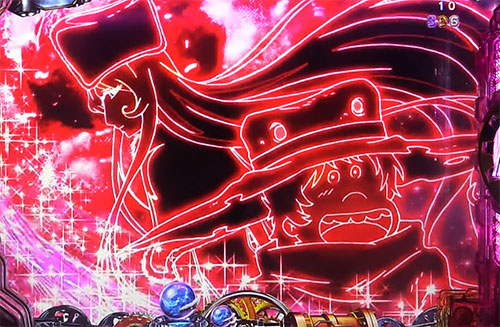 パチンコP銀河鉄道999 Next Journeyの図柄停止時擬似イルミ予告