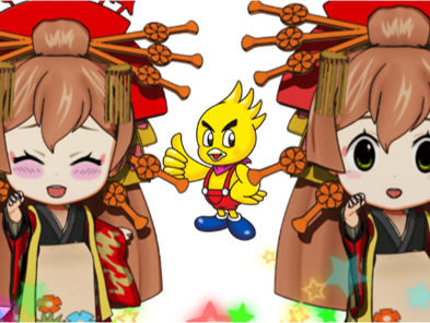 パチンコP春一番～恋絵巻～MBのはるりん群ぴっきー画像