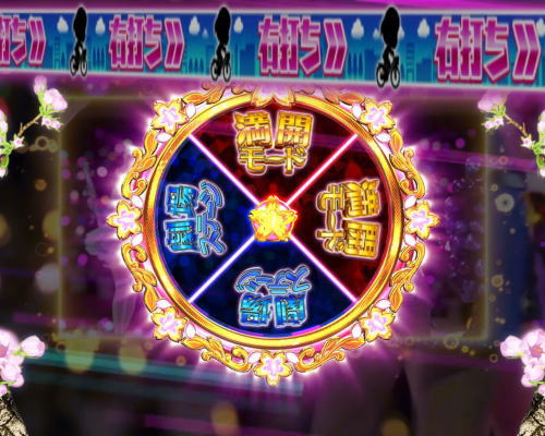 パチンコぱちんこ AKB48 桜 LIGHT ver.のルーレットの組み合わせ画像