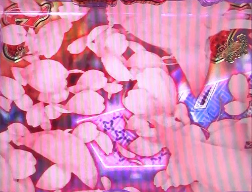 パチンコP中森明菜・歌姫伝説～THE BEST LEGEND～1/99verの桜吹雪赤の画像