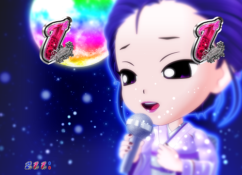 パチンコP中森明菜・歌姫伝説～THE BEST LEGEND～1/99verの難破船SP月色の画像