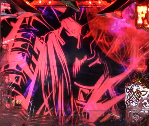 パチンコPアナザーゴッドポセイドン-怒濤の神撃-の赤フラッシュ
