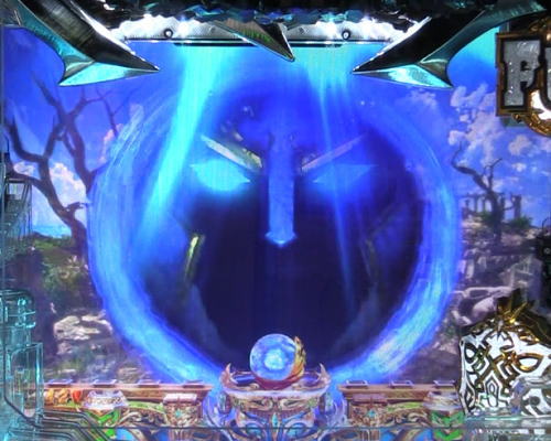 パチンコPアナザーゴッドポセイドン-怒濤の神撃-の液晶透過波紋予告