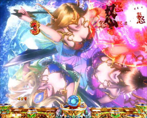 パチンコPアナザーゴッドポセイドン-怒濤の神撃-のEXSPリーチ