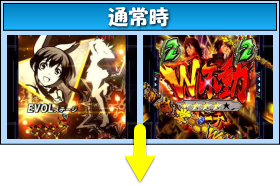 パチンコPフィーバーアクエリオンALL STARSの通常時の画像