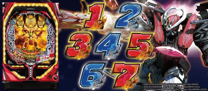 パチンコPフィーバーアクエリオン極合体の筐体図柄画像