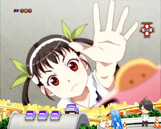 パチンコP化物語 319ver.のリュック予告