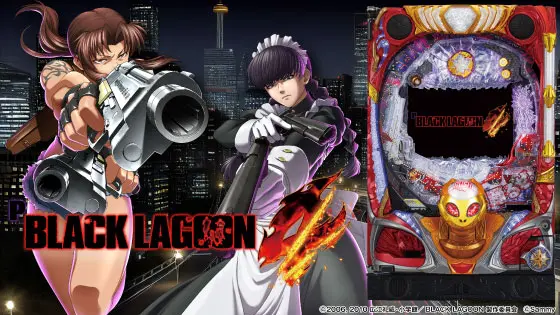 パチンコPブラックラグーン4のキャラ筐体画像