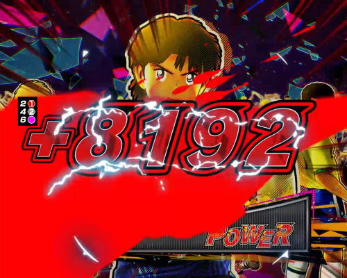 パチンコPキャプテン翼2020の+8192