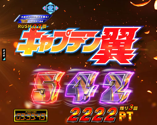 パチンコPキャプテン翼 若林甘えんなよ！Ver.のVICTORY RUSH:タイトル背景