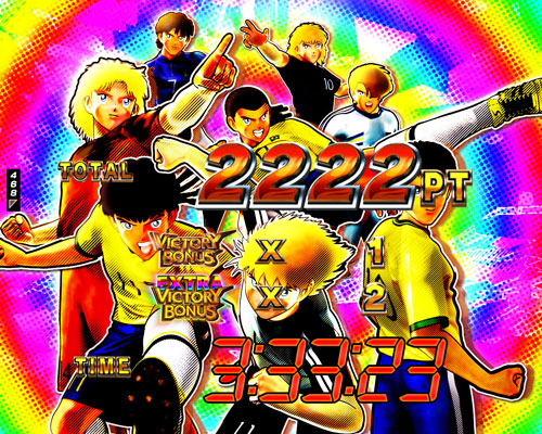 パチンコPキャプテン翼 若林甘えんなよ！Ver.のVICTORY RUSH:虹背景