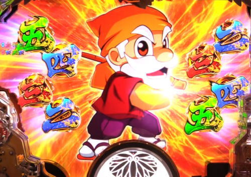 パチンコP黄門ちゃま 神盛2の多ライン数リーチ