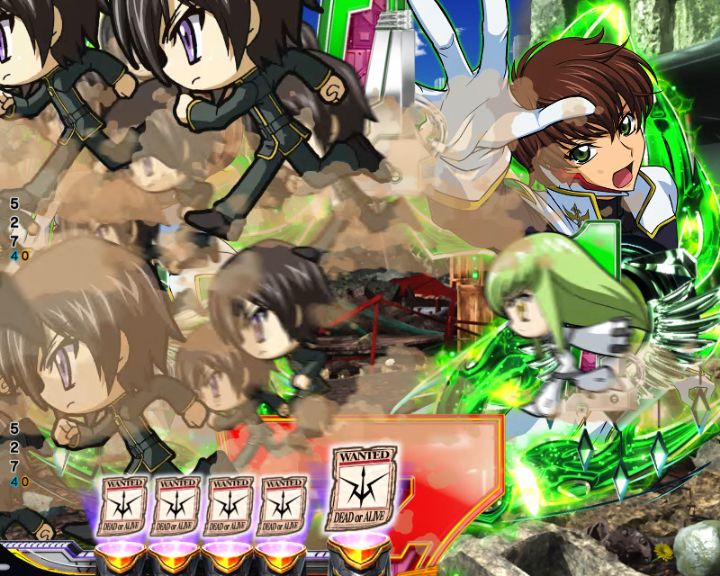 パチンコP コードギアス 反逆のルルーシュ Rebellion to Re;surrectionの群予告最後尾にC.C.画像