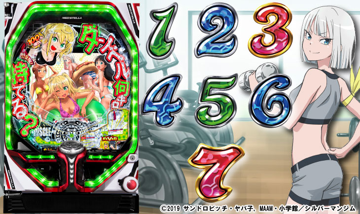 Pフィーバーダンベル何キロ持てる？筐体画像