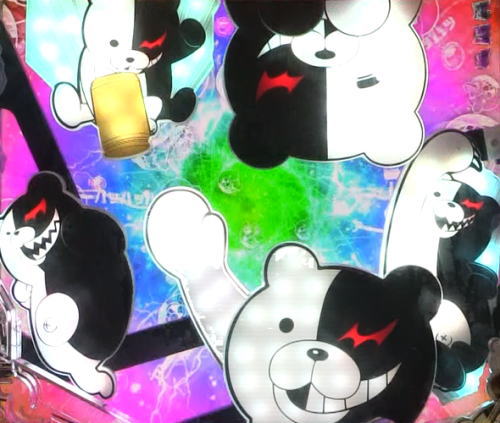 パチンコPダンガンロンパの大当り告知時の画像