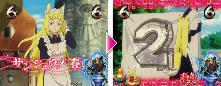 パチンコPフィーバーダンジョンに出会いを求めるのは間違っているだろうかのキャラSPリーチ:春姫