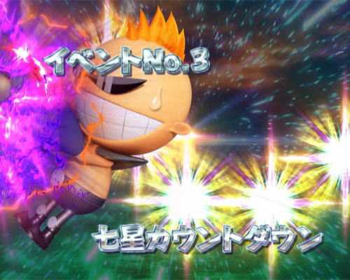 パチンコP DD北斗の拳2ついでに愛をとりもどせ!! ラオウ99アミVer.の七星カウントダウン画像