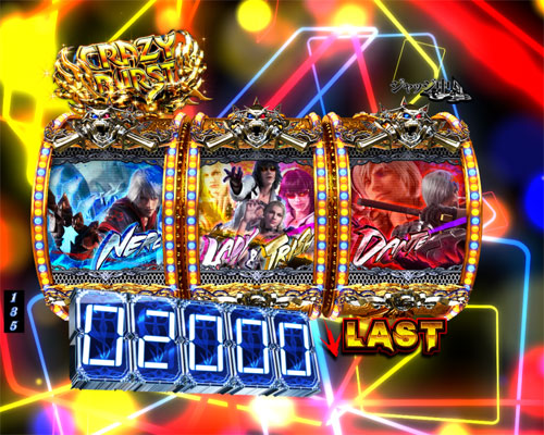パチンコPデビルメイクライ4 クレイジーバトルのCRAZY BURST