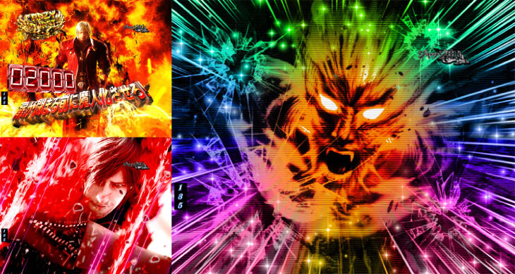 パチンコPデビルメイクライ4 クレイジーバトルのCRAZY BURST:DANTE MODE