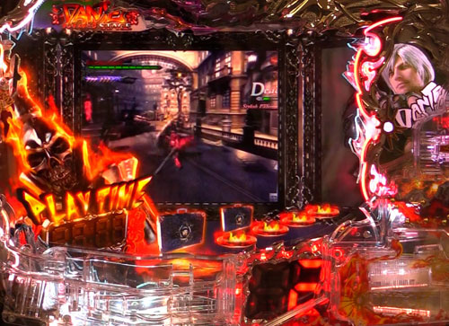パチンコPデビルメイクライ4 クレイジーバトルのステージ変化