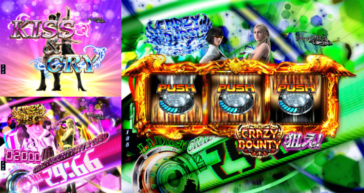 パチンコPデビルメイクライ4 クレイジーバトルのCRAZY BURST:LADY&TRISH MODE