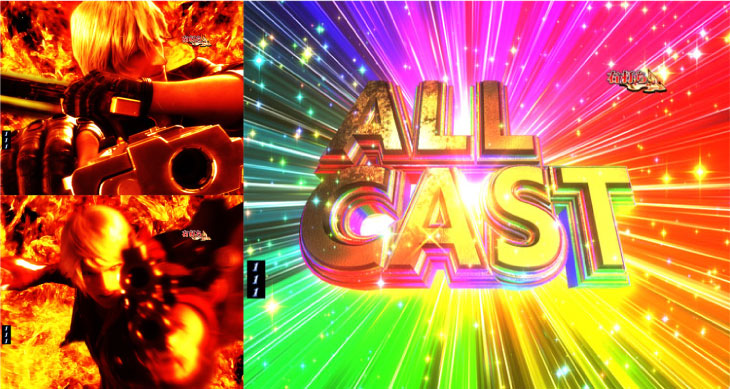 パチンコPデビルメイクライ4 クレイジーバトルのCRAZY BOUNTY:ALL CAST