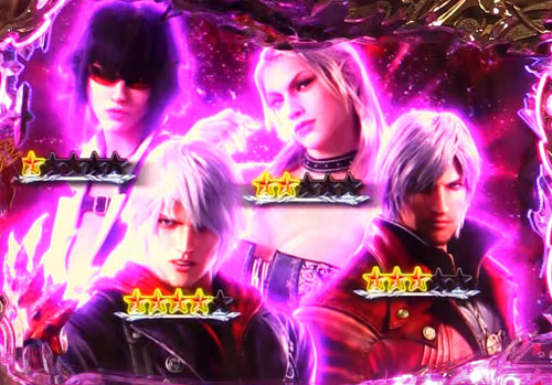 パチンコPデビルメイクライ4 クレイジーバトルのCrazyルーレット:全員