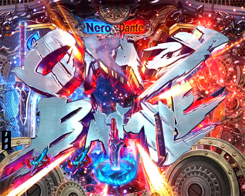 パチンコPデビルメイクライ4 クレイジーバトルのCRAZY BATTLEリーチ:タイトル