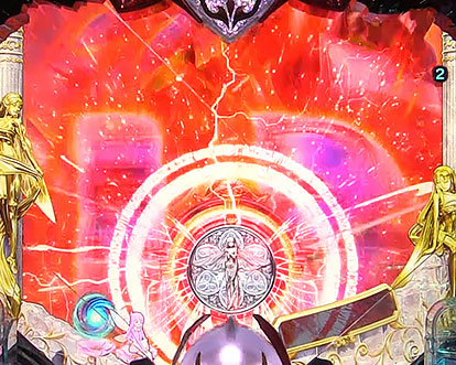 パチンコP聖戦士ダンバイン2 -ZEROLIMIT HYPER-の変動停止時図柄先読み予告