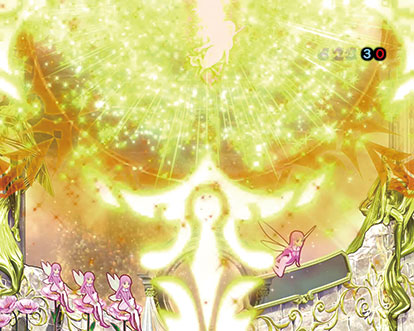 パチンコP聖戦士ダンバイン2 -ZEROLIMIT HYPER-のエフェクト予告:金