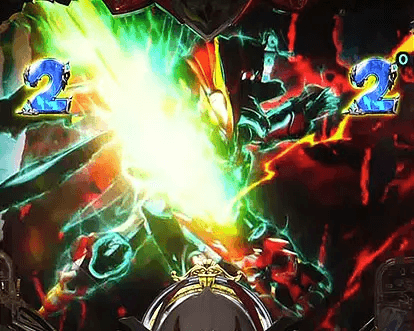 パチンコデジハネP聖戦士ダンバイン2 ZEROSONICのビルバインリーチ:VS黒騎士(2)