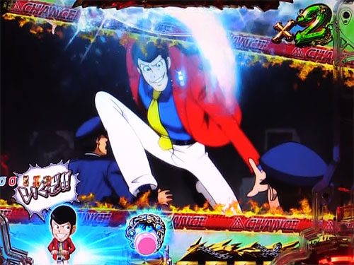 パチンコPルパン三世 消されたルパン2022のキャラSU予告(1)
