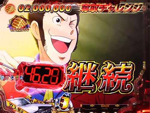 パチンコPルパン三世 消されたルパン2022のお宝奪取チャレンジ予告(2)