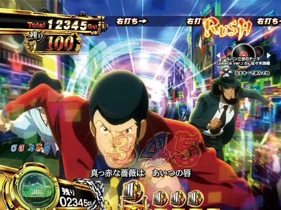 パチンコPルパン三世 消されたルパン 99verのGOLDEN TIME