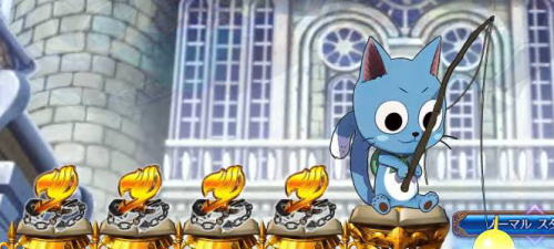 パチンコP FAIRY TAIL2の魚釣り保留変化