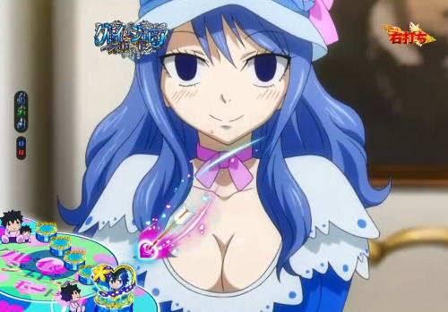 パチンコP FAIRY TAIL2のグレジュビ保留変化