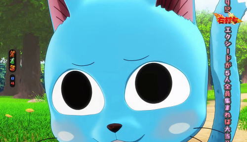 パチンコP FAIRY TAIL2のハッピーほくそ笑む
