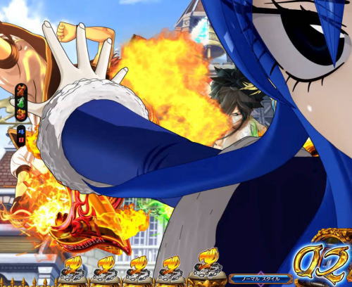 パチンコP FAIRY TAIL2のジュビア変動変化