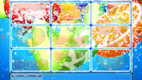 パチンコPフィーバーパワフルごらくver.のフルーツ落下予告画像