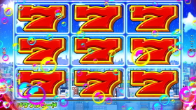 パチンコPフィーバーパワフルごらくver.のオール7揃い画像