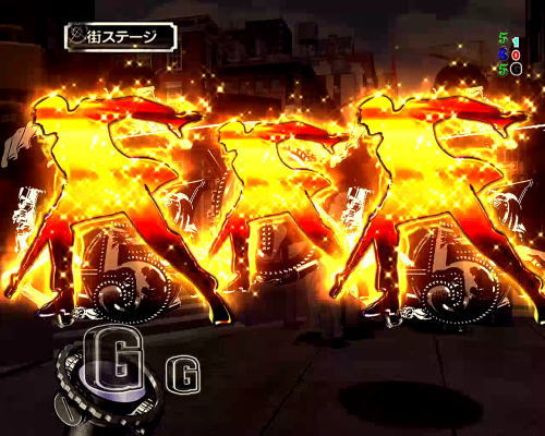 パチンコPフィーバーゴルゴ13 疾風ver.の図柄チャンス目予告