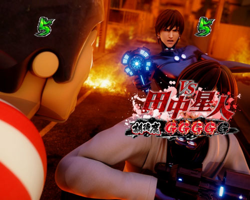 パチンコぱちんこ GANTZ:3 LAST BATTLEの星人バトルリーチ:VS田中星人